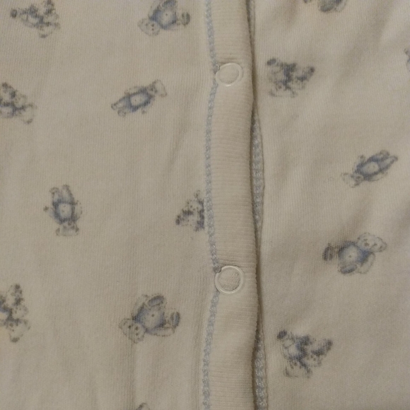 Polo Ralph Lauren Baby Boy Layette Collection Blue Footed Pajamas Coverall 3 Mos - Picture 3 of 10